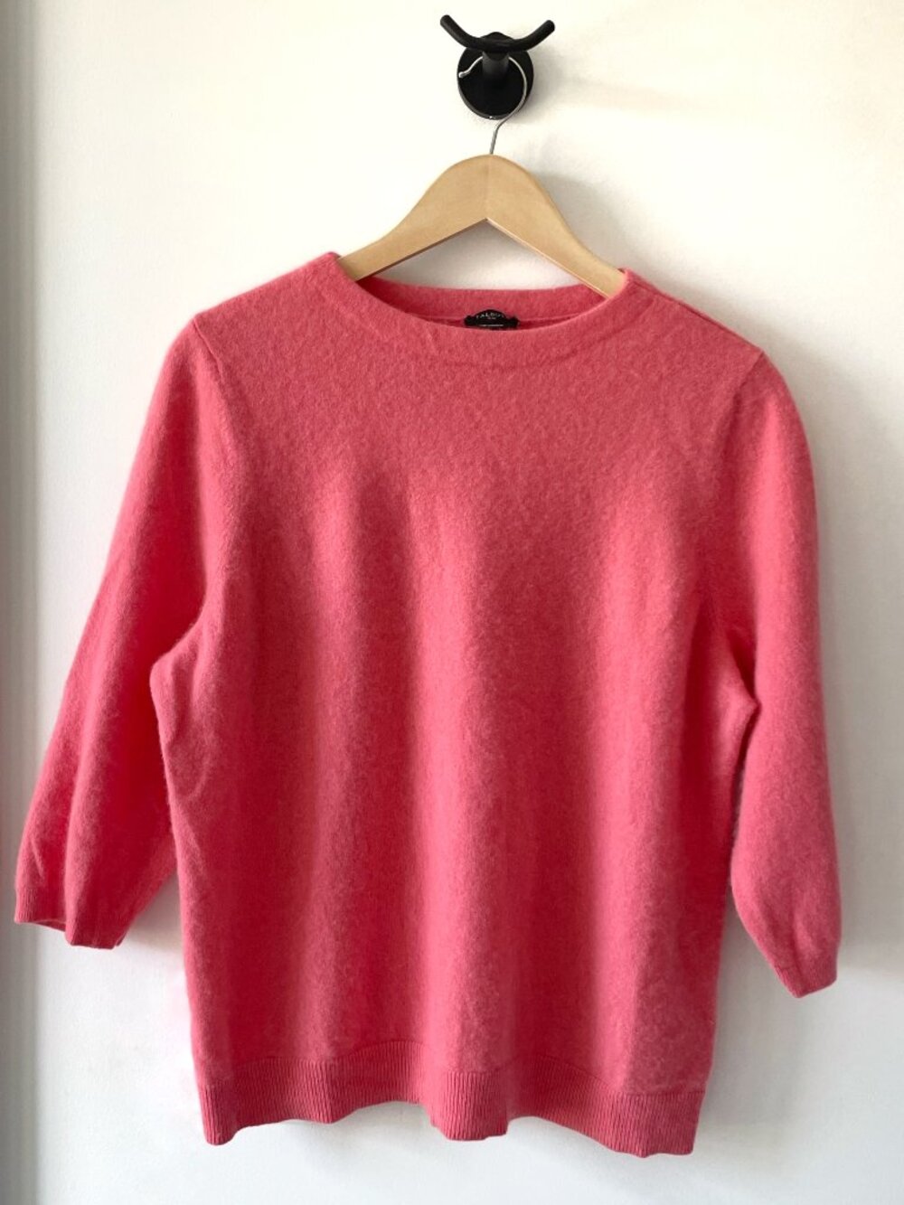 Talbots Plus 100% Cashmere Sweater Pink 2X Soft Luxury Knit (See Measurements)